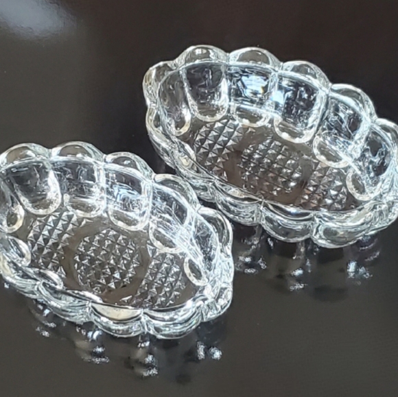 (2) Crystal Spoon Holders "438" by Princess House - Picture 6 of 11